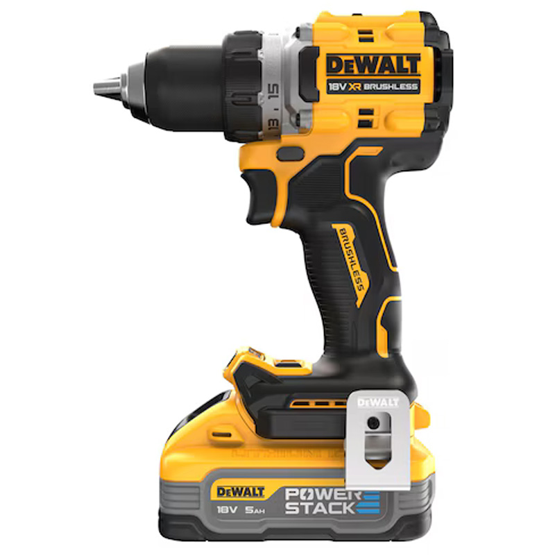 Masina de gaurit/insurubat 90 Nm cu 2 acumulatori 18V 5.0 Ah Li-Ion XR, DeWalt, tip DCD800H2T-QW