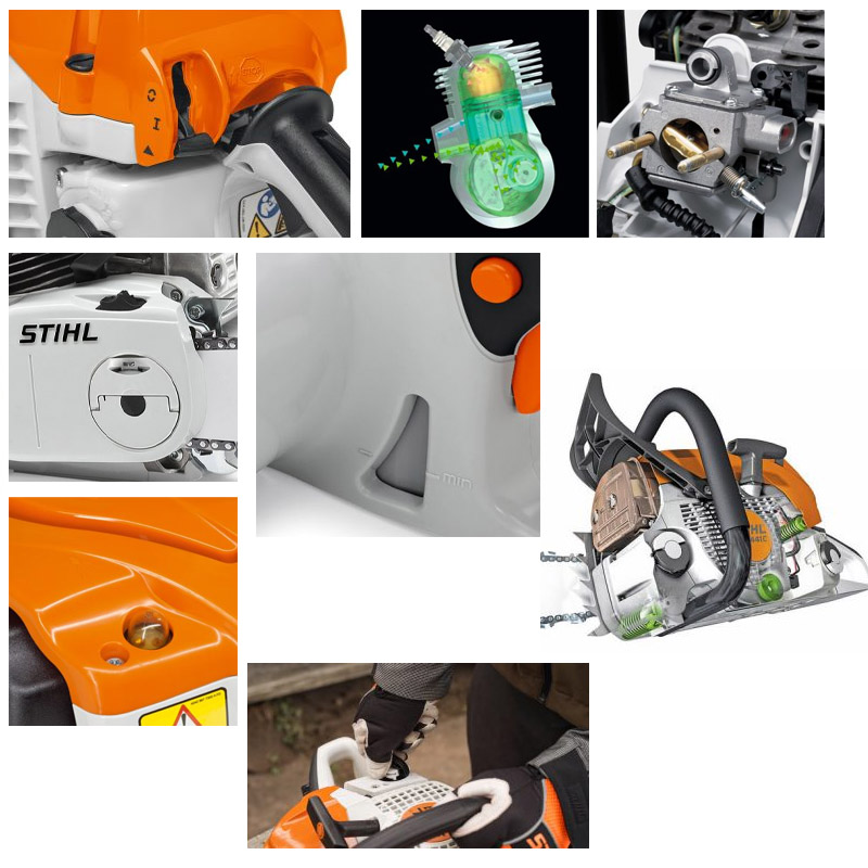 Motofierastrau cu benzina STIHL tip MS212C-BE, 40 cm, 3/8