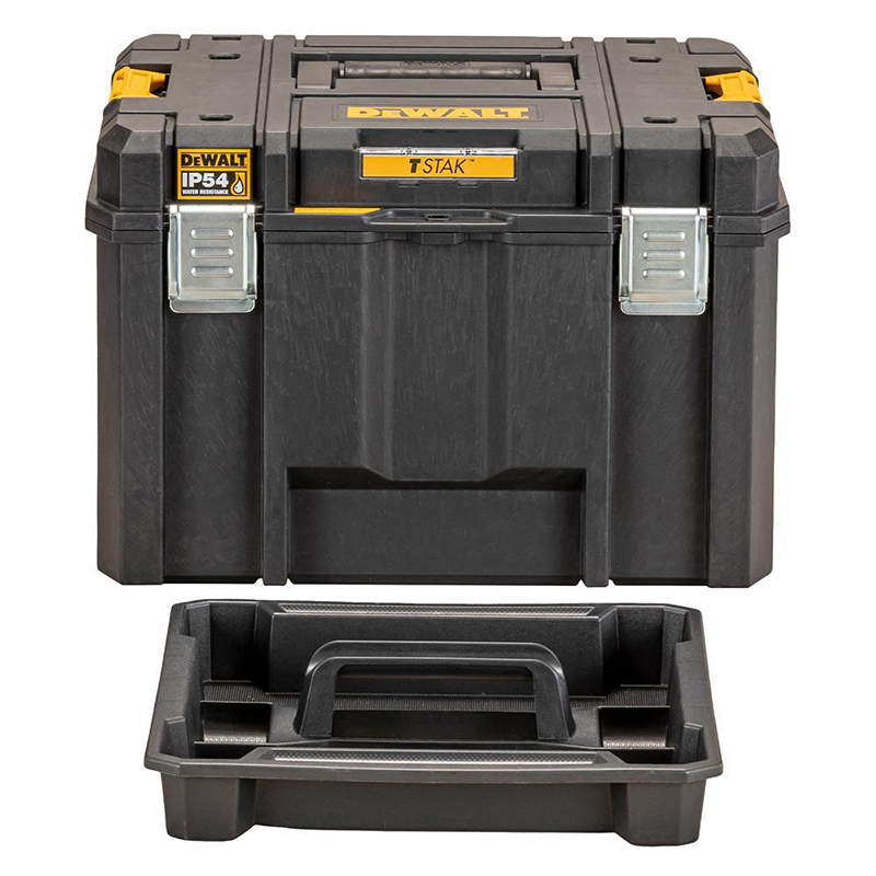 Cutie pentru transport scule, adanca, IP54, tip DeWalt TSTAK