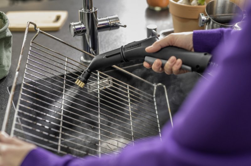 Set 4 perii rotunde pentru curatitoarele cu abur Karcher