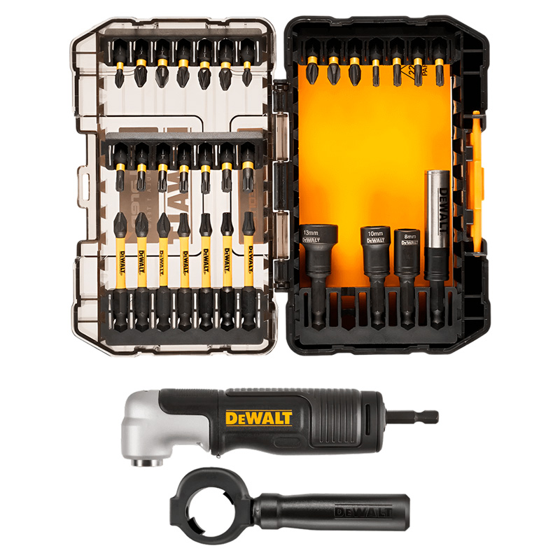 Set 33 piese DEWALT McLaren F1 Team, adaptor unghiular si biti, tip DT70782-QZ