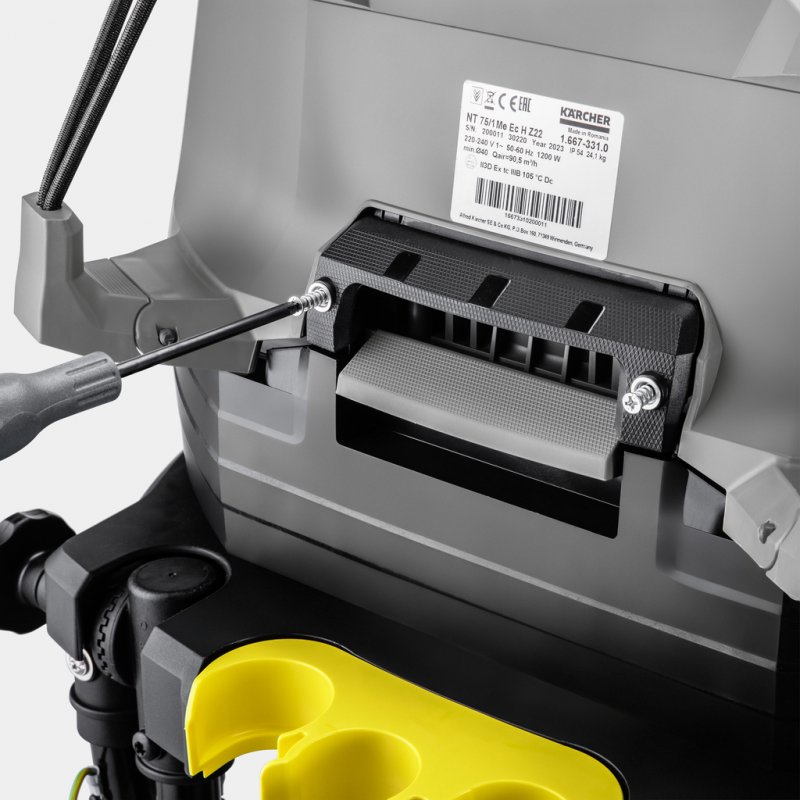 Aspirator uscat/umed NT 75/1 Me Ec H Z22, certificat pentru pentru pulberi explozibile (clasa 22) si periculoase