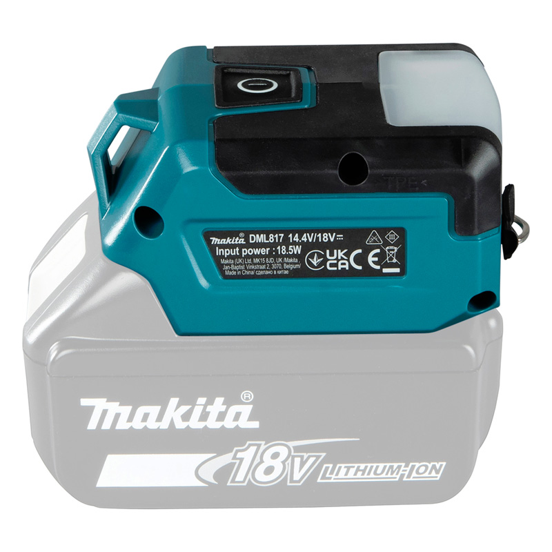 Lanterna compatibila cu acumulatori Li-Ion LXT 18V, 6 LED-uri, 300/150 Lumeni, SOLO, Makita tip DML817