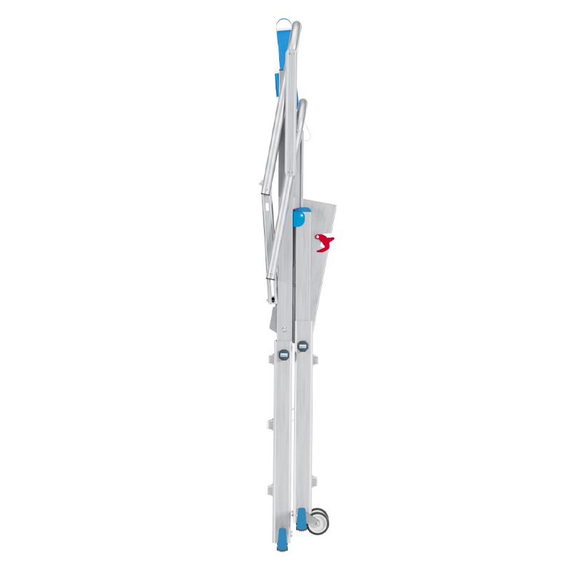 Scara STABILO SkyMatic mobila telescopica, dubla cu trepte pe o parte, 3-5 trepte