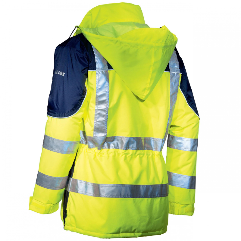 Geaca reflectorizanta galbena Parka Uvex Protection Flash, marime L