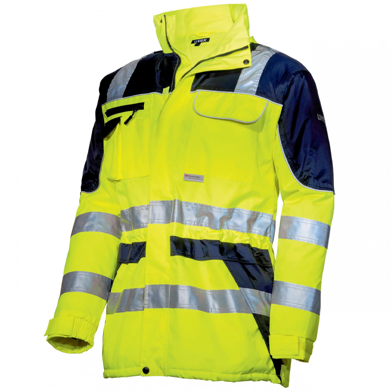 Geaca reflectorizanta galbena Parka Uvex Protection Flash, marime L