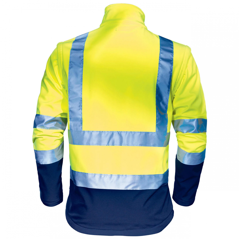 Jacheta reflectorizanta galbena Softschell Uvex Protection Flash, marime S