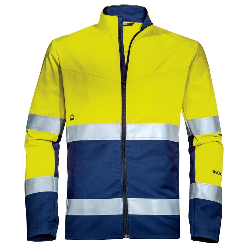 Jacheta reflectorizanta galbena de lucru Uvex suXXeed Construction, marime XS