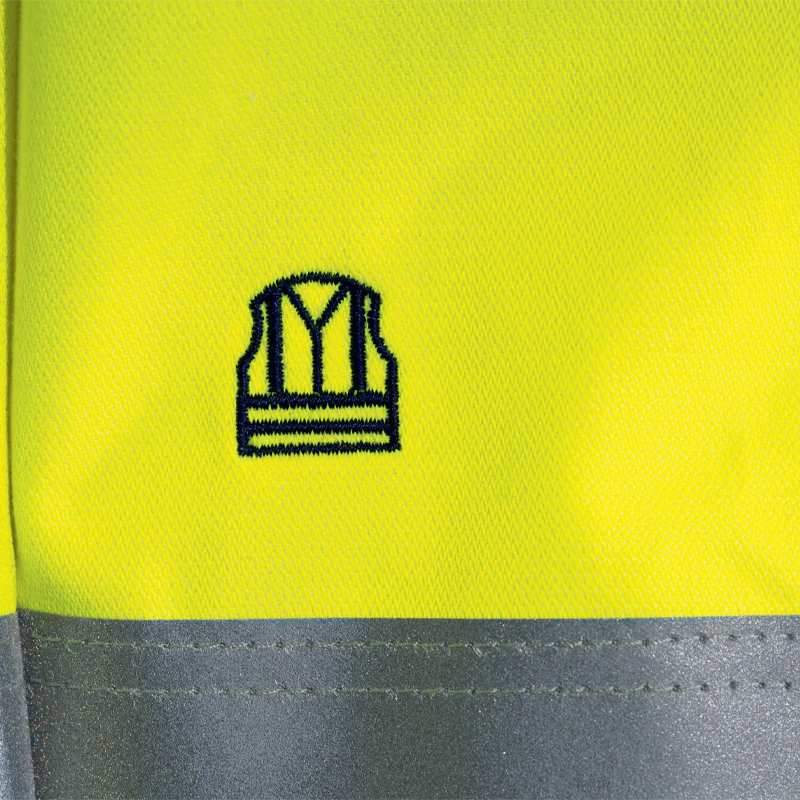 Jacheta reflectorizanta galbena de lucru Uvex suXXeed Construction, marime XS