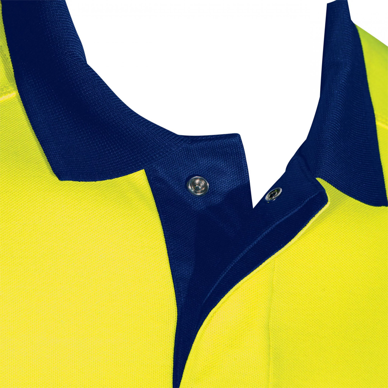 Tricou polo cu maneca scurta reflectorizant galben Uvex suXXeed Construction, marime S