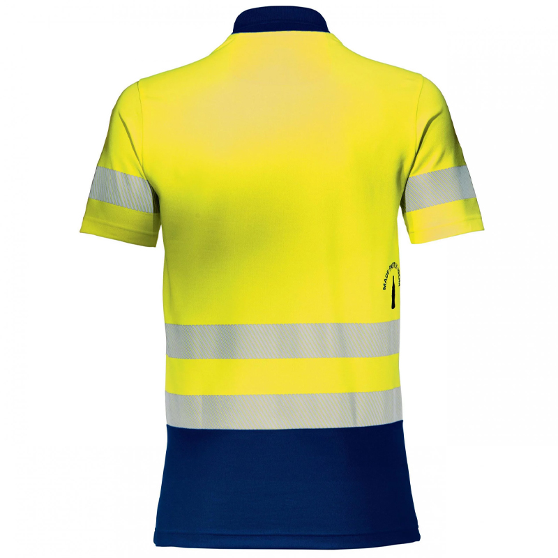 Tricou polo cu maneca scurta reflectorizant galben Uvex suXXeed Construction, marime S