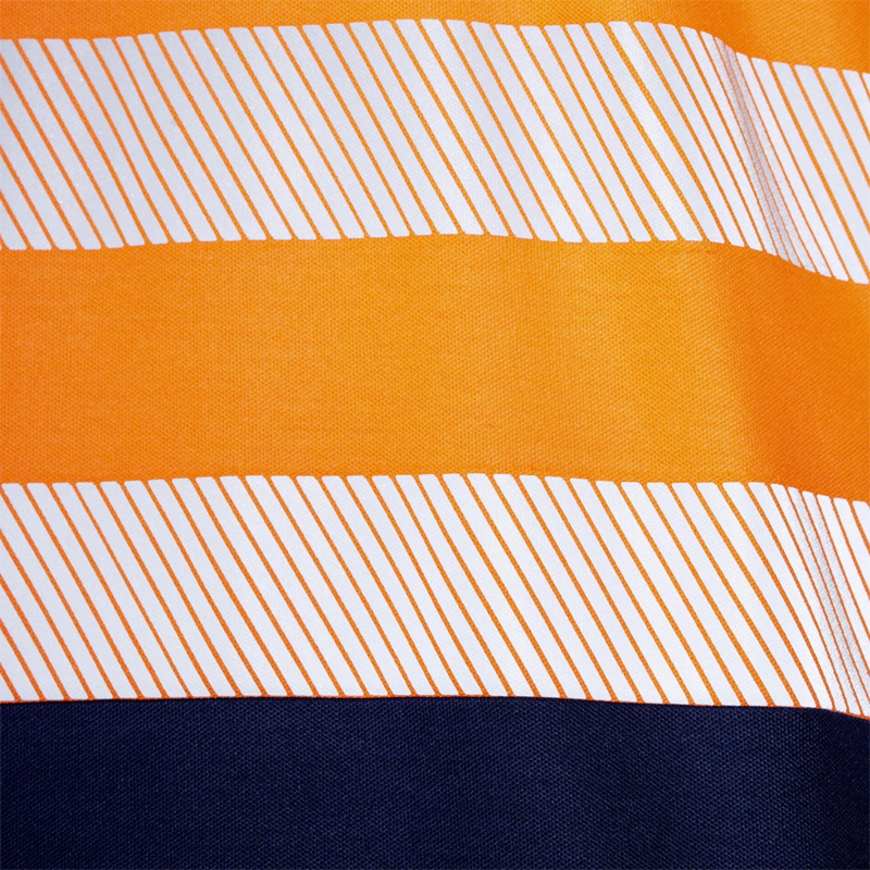 Tricou polo cu maneca scurta reflectorizant portocaliu Uvex suXXeed Construction, marime S