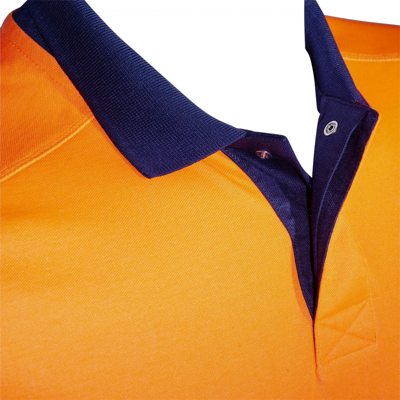 Tricou polo cu maneca scurta reflectorizant portocaliu Uvex suXXeed Construction, marime S