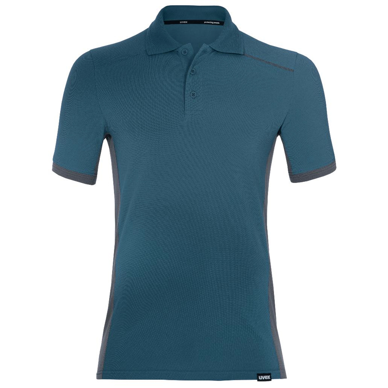 Tricou Polo albastru Uvex suXXeed Industry, marime S