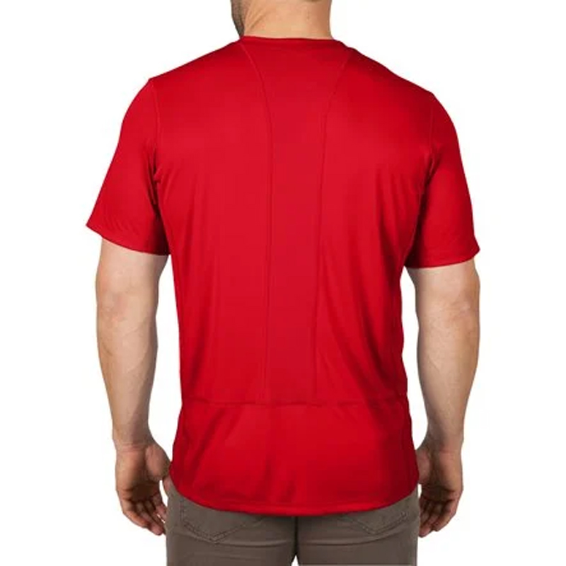Tricou Milwaukee TEHNIC WORKSKIN WWSSRD (Warm Weather Performance T-Shirt), rosu, marime S