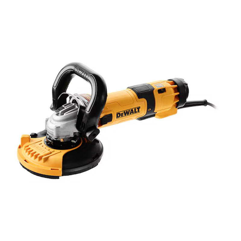 Polizor unghiular DeWALT 125 mm, 1500 W, 10000 rpm, pentru slefuit beton, tip DWE4257KT-QS