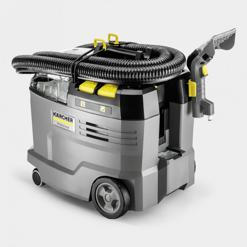 Aspirator cu spalare profesional cu acumulatori 36V, SOLO, Karcher Puzzi 9/1 Bp