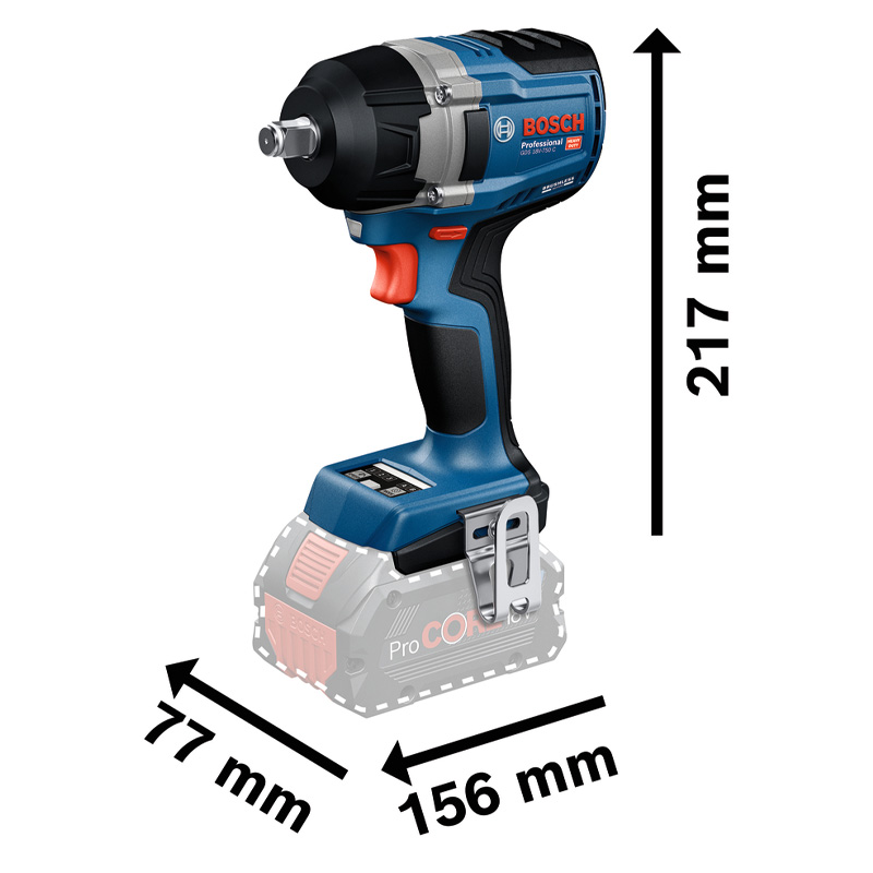 Masina de insurubat cu impact si acumulatori 18V Li-Ion, 1/2