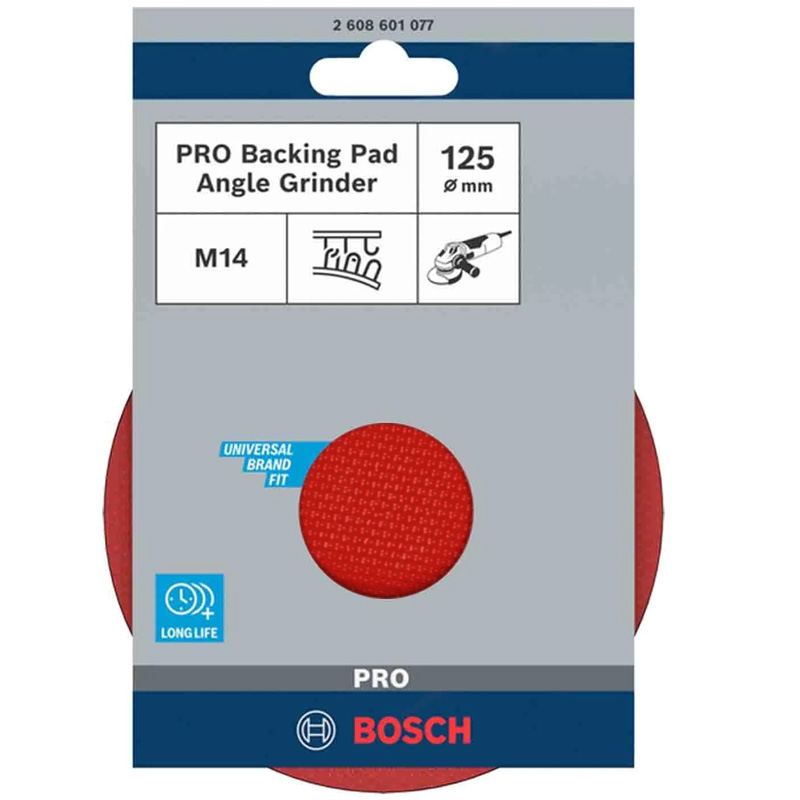 Taler-supert de slefuit cu arici, 125mm, filet M14, BOSCH