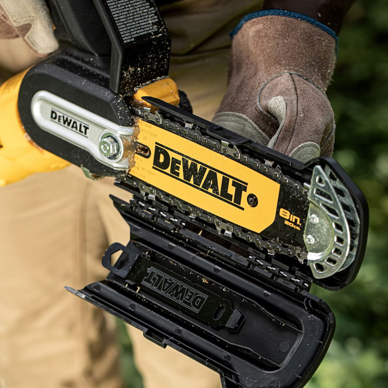 Electrofierastrau cu lant, compatibil cu acumulatori 18V, 20 cm, SOLO, Dewalt, tip DCMPS520N-XJ