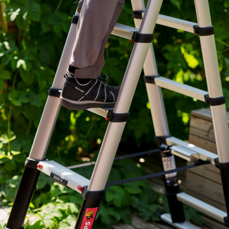 Scara telescopica multifunctionala, Telesteps, 3.0m, 9 trepte 80mm, tip Combi-Line 3.0