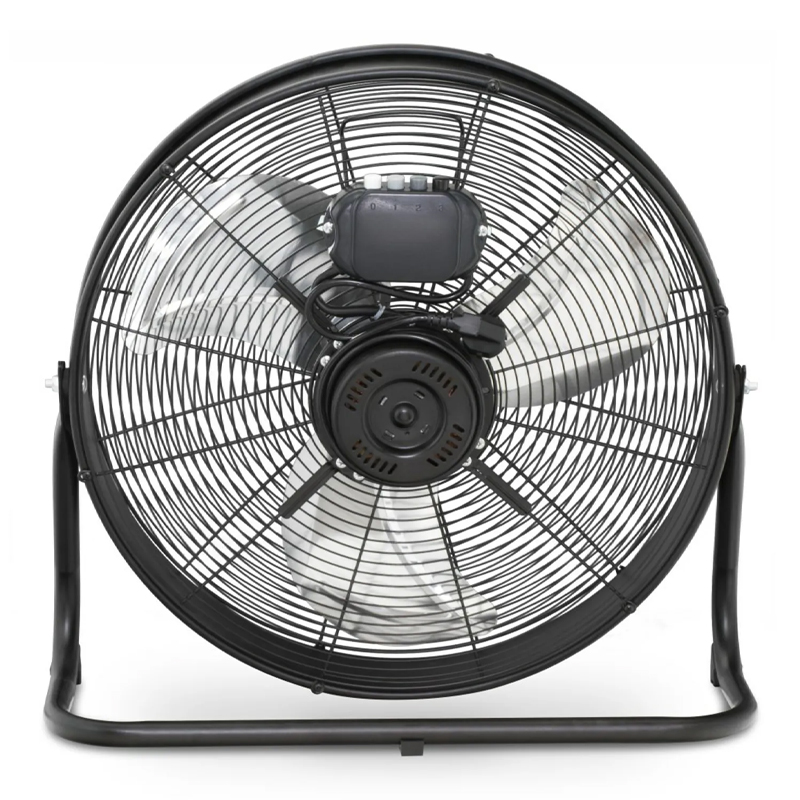 Ventilator de podea negru, Trotec, 6562m³/h, 120W, 3 trepte, tip TVM20D