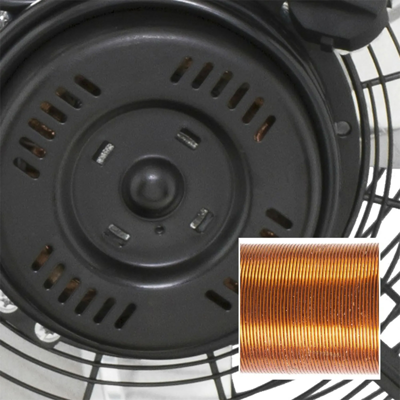 Ventilator de podea negru, Trotec, 6562m³/h, 120W, 3 trepte, tip TVM20D