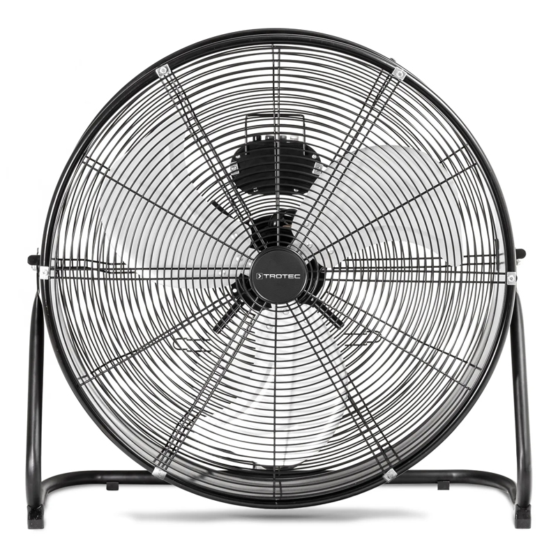 Ventilator de podea negru, Trotec, 9178m³/h, 124W, 3 trepte, tip TVM24D
