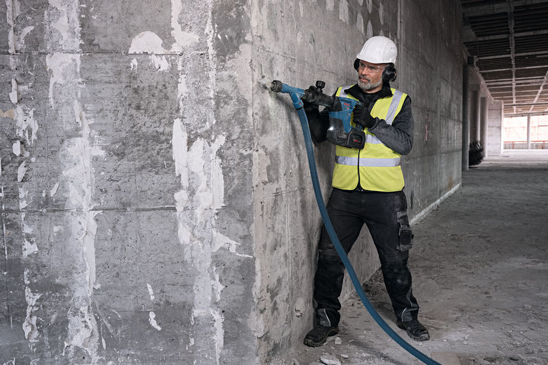 Ciocan demolator cu acumulatori Bosch GSH 18V-5, SDS MAX, 18V, 8.5J, 5.3Kg, solo