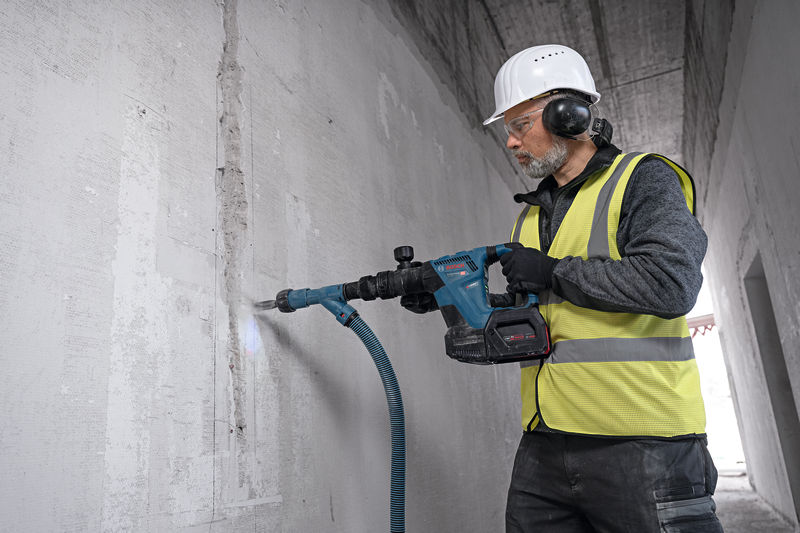 Ciocan demolator cu acumulatori Bosch GSH 18V-5, SDS MAX, 18V, 8.5J, 5.3Kg, solo
