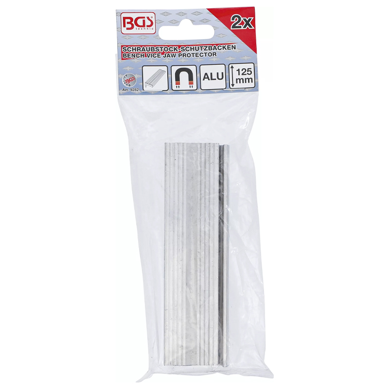 Bacuri protectie menghina 125mm, aluminiu, BGS