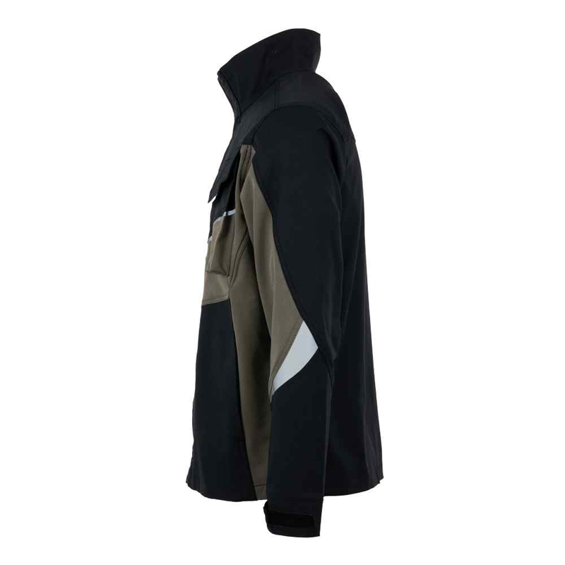 Jacheta Stretch, Liscia, Verde-Negru, marimea XL