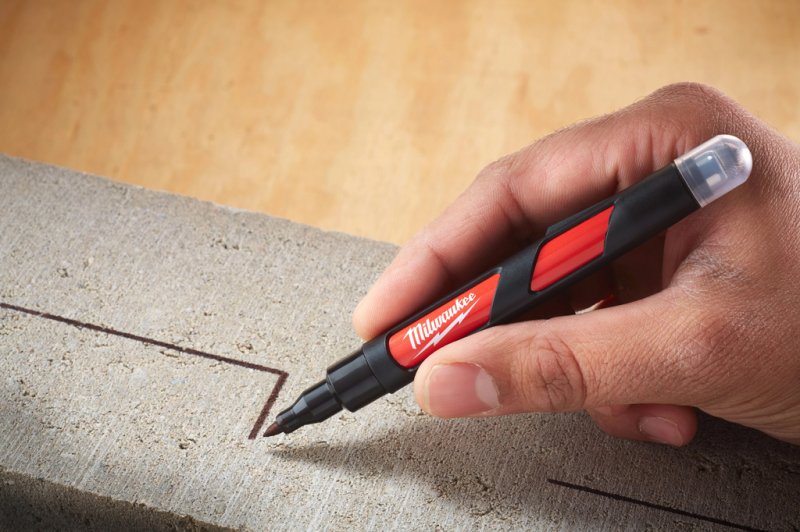 Marker permanent INKZALL™ negru, varf acrilic, compatibil cu ecranele tactile