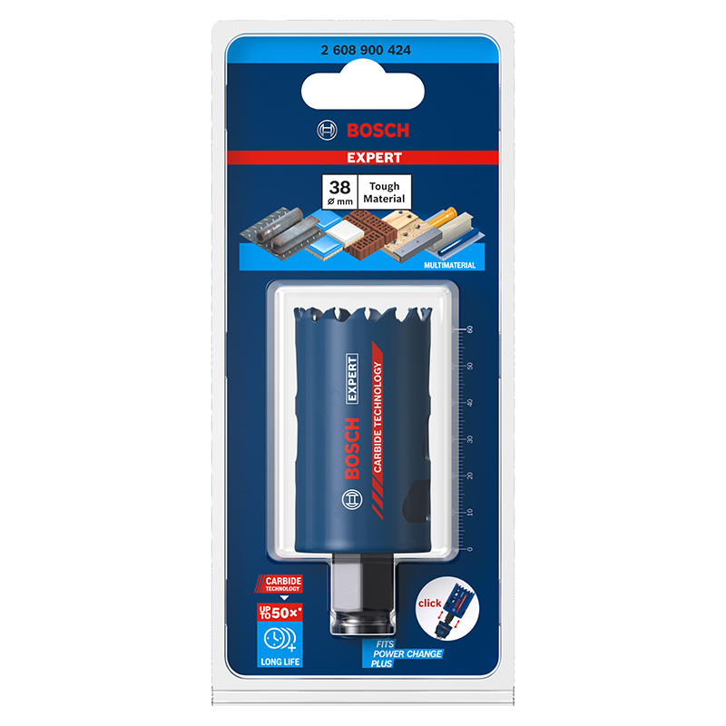 Carota BOSCH EXPERT pentru materiale dure, 38 mm  