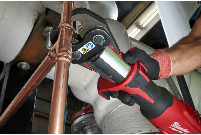 Presa hidraulica pentru sertizat tevi metalice sau compozite, M18™, 2x3Ah, FORCE LOGIC™ Milwaukee High Force, tip M18 ONEBLHPT-302C TH-SET