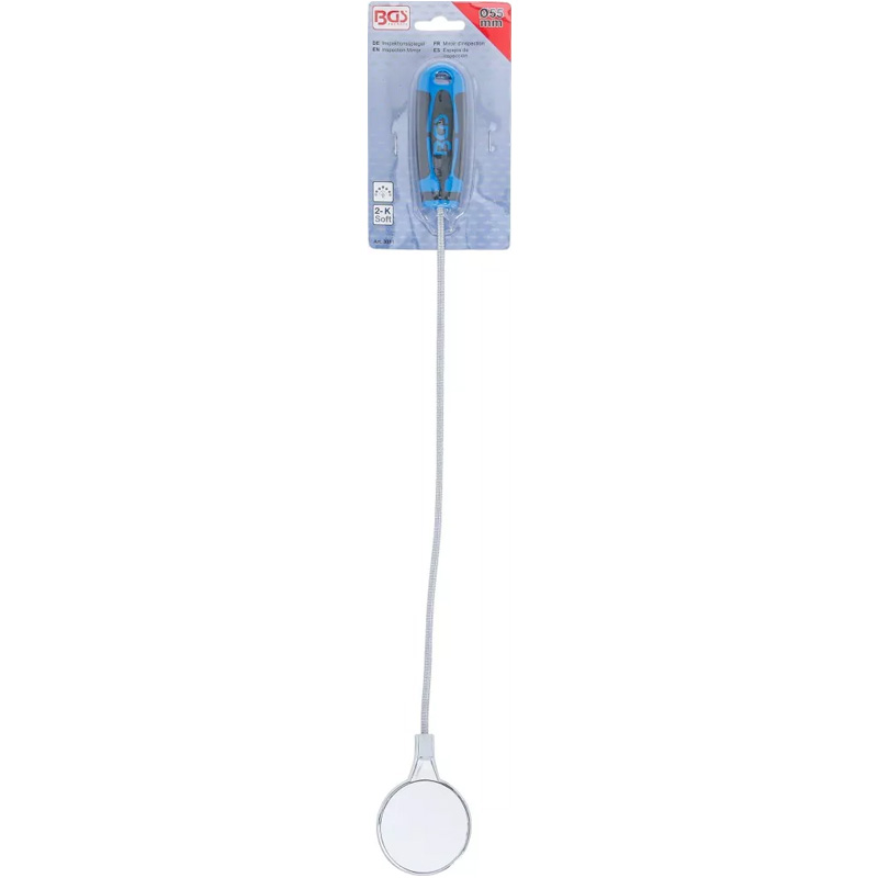 Oglinda inspectie diametru 55mm, lungime 475mm, flexibila, BGS