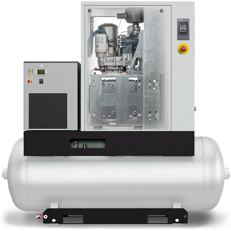 Compresor cu surub si uscator NEW SILVER 10S/270D, 13 bar