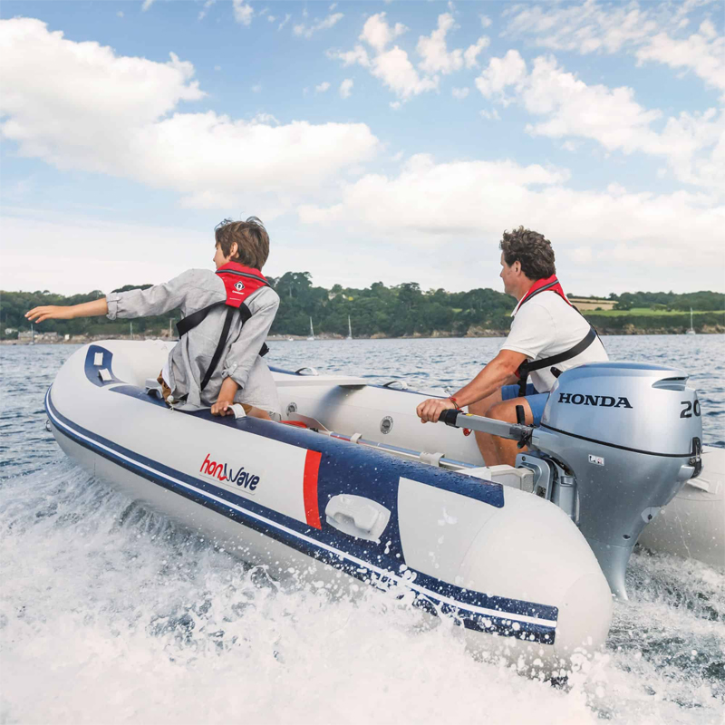 Barca pneumatica Honda, 353cm, 5 persoane, podina aluminiu, tip T35-AE3
