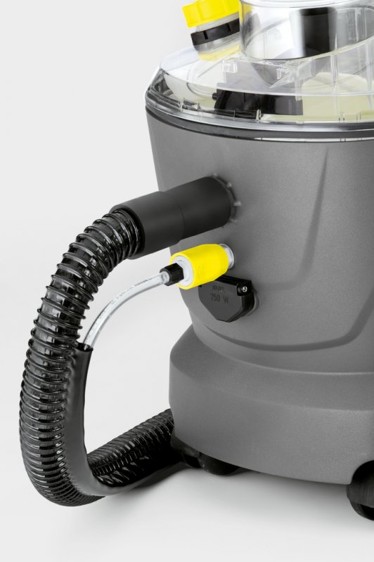 Aspirator cu spalare profesional, presiune pulverizare 2 bari, Karcher PUZZI 10/2 ADV