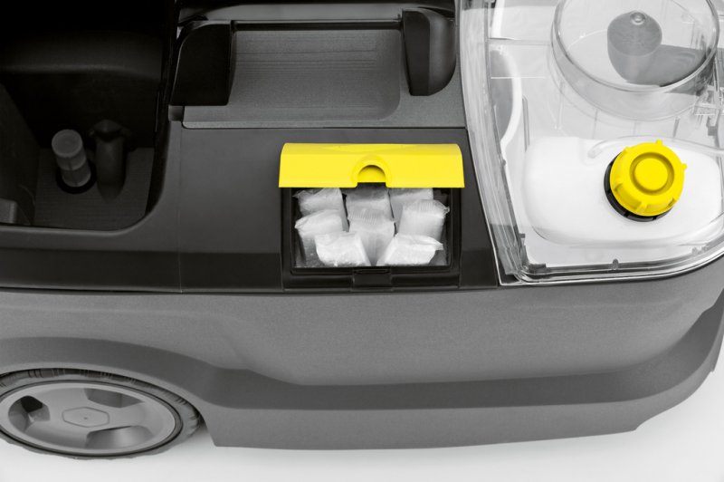 Aspirator cu spalare profesional, presiune pulverizare 2 bari, Karcher PUZZI 10/2 ADV