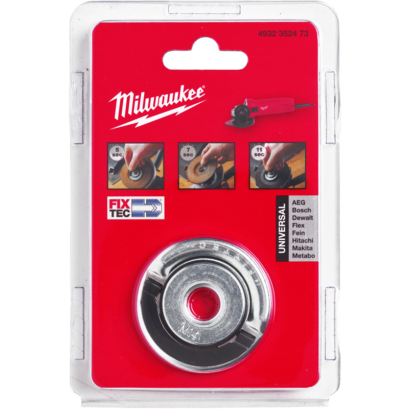 Piulita pentru fixare disc polizoare unghiulare, Milwaukee FIXTEC M14