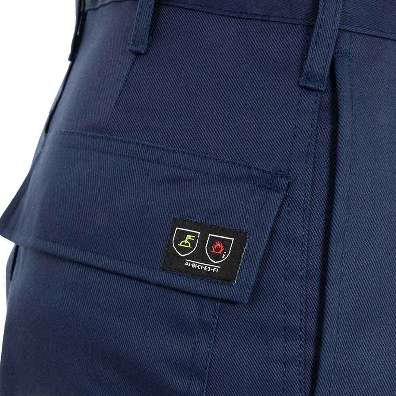 Costum salopeta ignifuga, FLAME, bleumarin, M