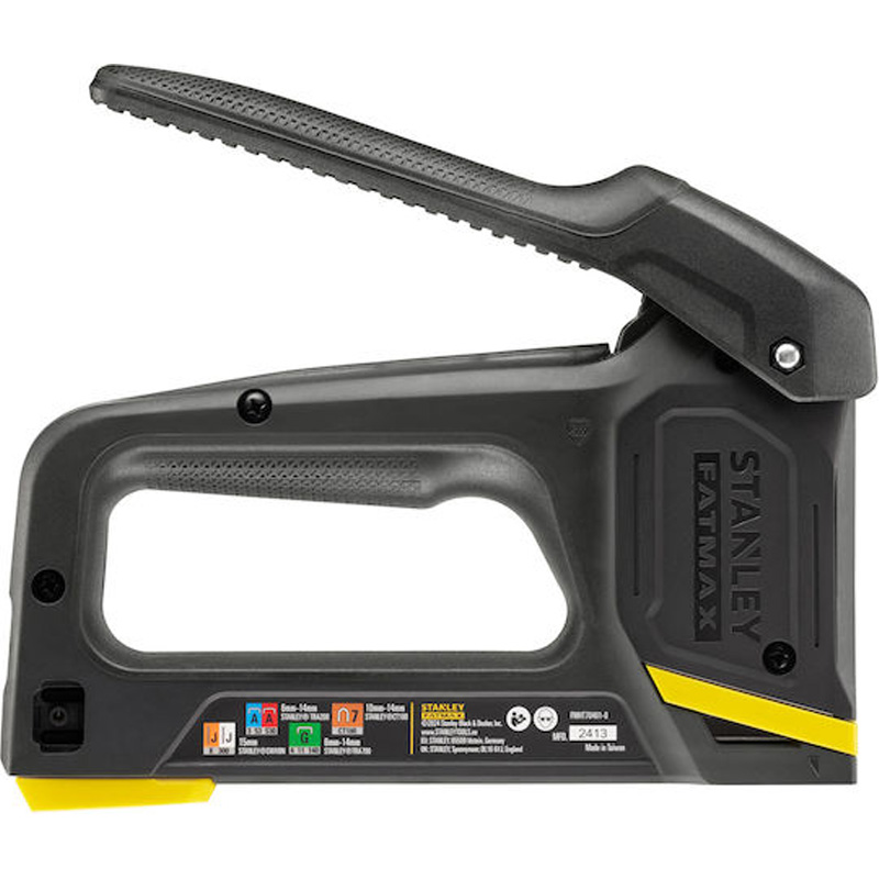 Capsator manual 4 in1 Stanley Fatmax Multi-Tracker, tip TR120, capse tip A si G 6-15 mm, capse CT si cuie tip J