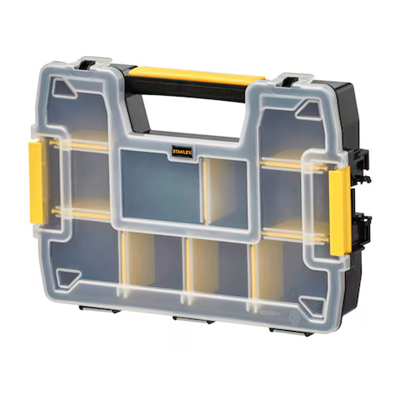 Organizator profesional mini STANLEY® SORTMASTER® JUNIOR 10 compartimente, 297x72x220 mm