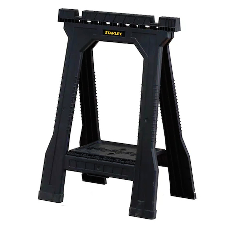 Set 2 capre de taiat lemne din plastic 57x9x82 cm, capacitate max. 362 kg, pliabile, STANLEY® STST1-70355