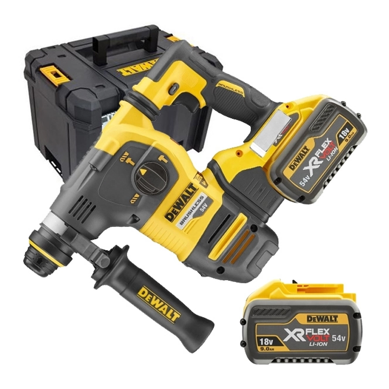 Ciocan rotopercutor cu 3 functii, 2 x 54V/3Ah XR FLEXVOLT, 3.5J, DeWalt, tip DCH333X2-QW