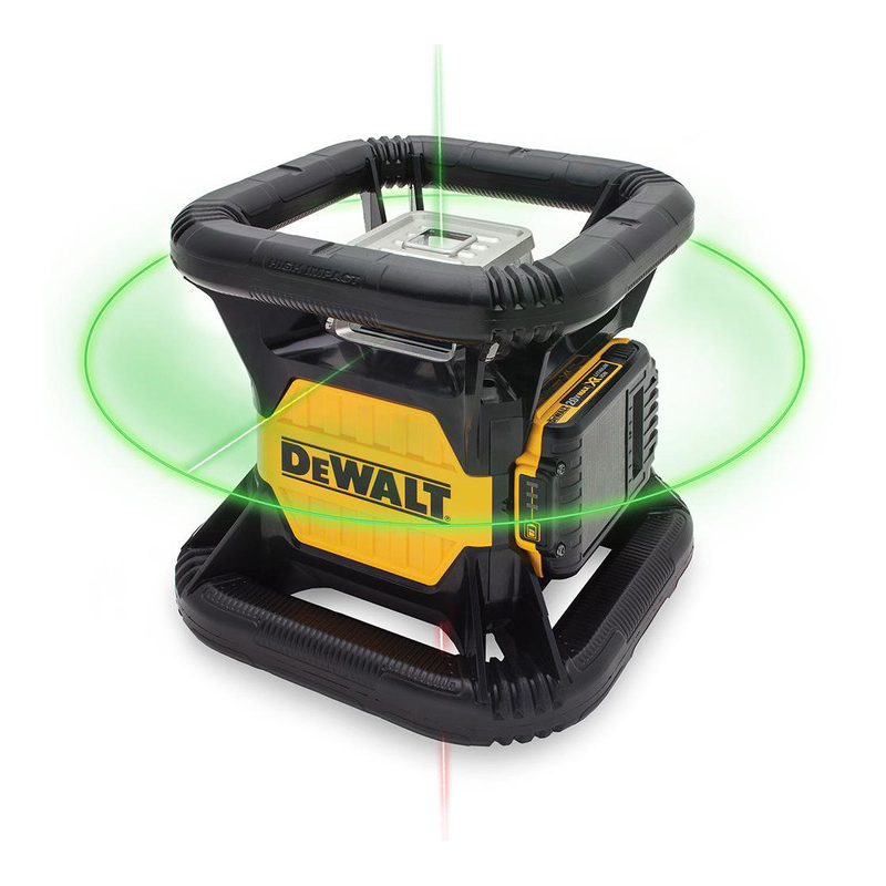 Nivela laser rotativa, fascicul verde, 18V Li-IOn XR, 1 x 2.0Ah, max. 600m, DeWalt, TSTAK, tip DCE079D1G-QW