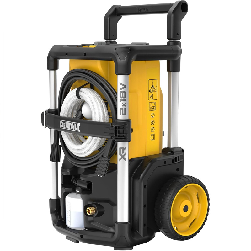 Aparat de spalat cu presiune cu acumulatori DeWalt DCMPW1600N-XJ, 18V, 110 bar, 4.5 l/min, motor fara perii, SOLO