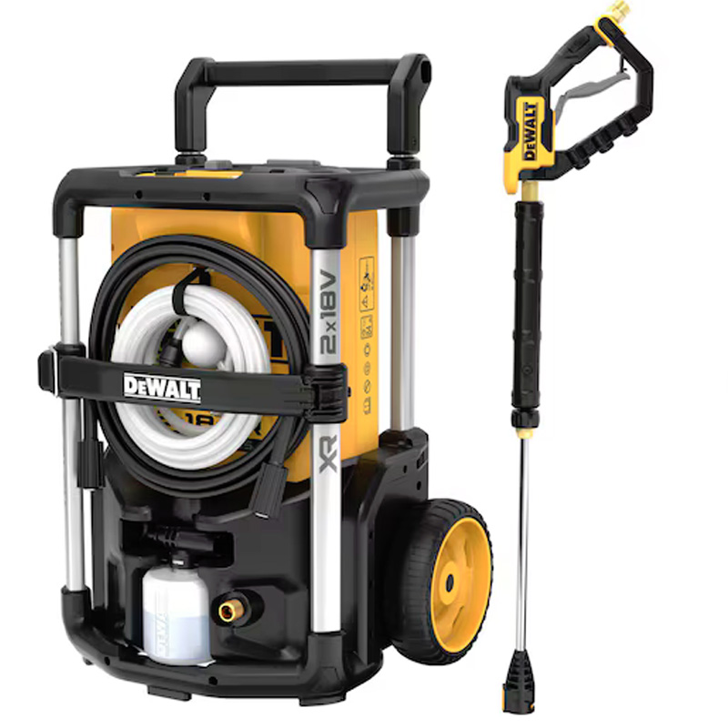 Aparat de spalat cu presiune cu acumulatori DeWalt DCMPW1600N-XJ, 18V, 110 bar, 4.5 l/min, motor fara perii, SOLO