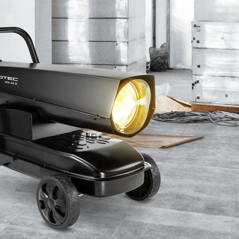 Incalzitor cu motorina cu ardere directa TROTEC IDX 50 D - 55 kW
